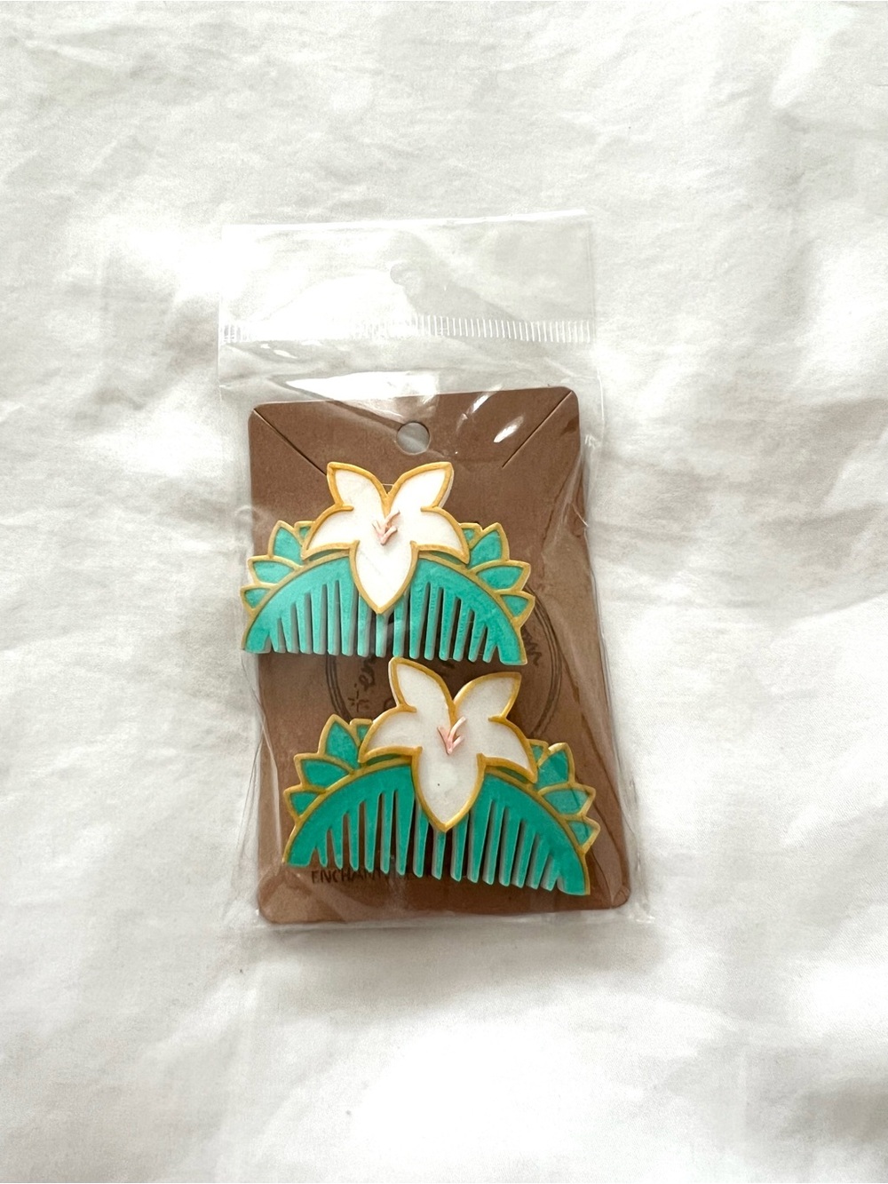 NEW Mulan Flower Comb Hair Clip